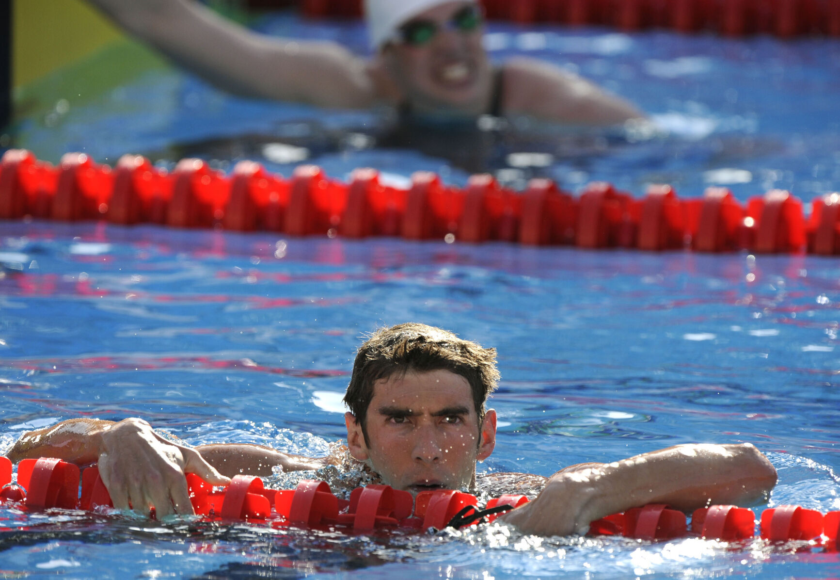 2009: German swimmer hands Michael Phelps first major loss in four years